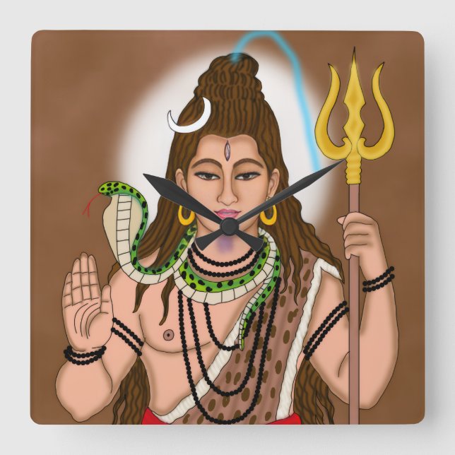 Lord Shiva Clock (Front)