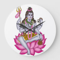 Lord Shiva Clock – Wall Decor & Home Decor