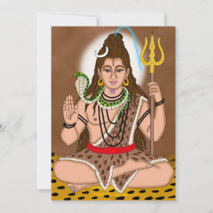 Lord Shiva Greeting Card