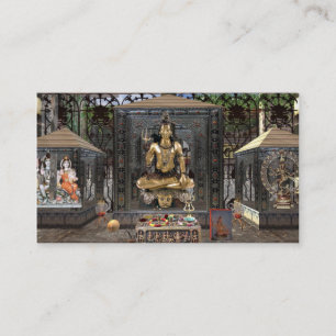Lord Shiva Hindu Temple Business Cards, 100 pack Business Card