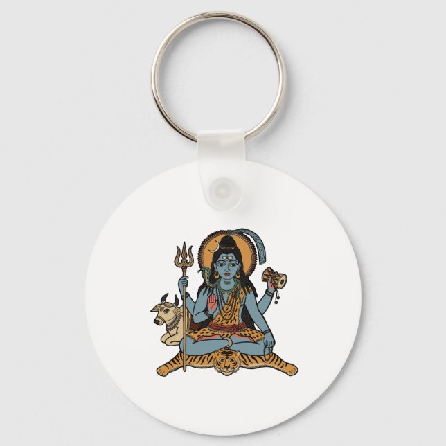 Lord Shiva Key Ring (Front)