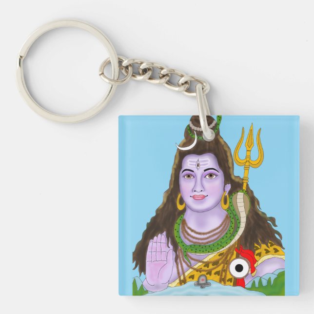 Lord Shiva Keychain (Front)