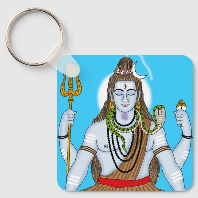 Lord Shiva Keychain (Front)