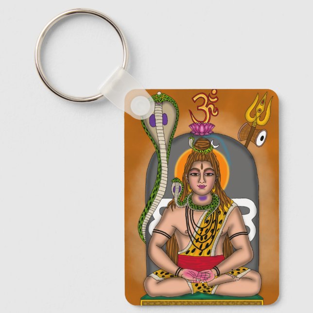 Lord Shiva Keychain (Front)
