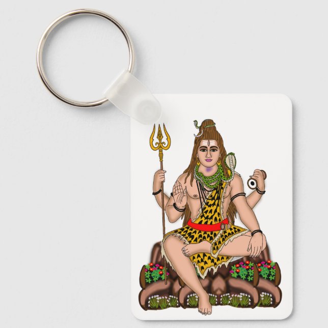Lord Shiva Keychain (Front)