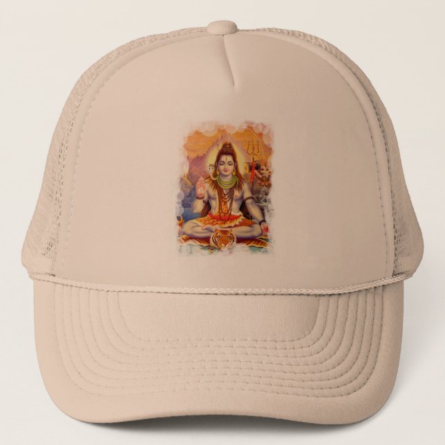 Lord Shiva Meditating Hat (Front)