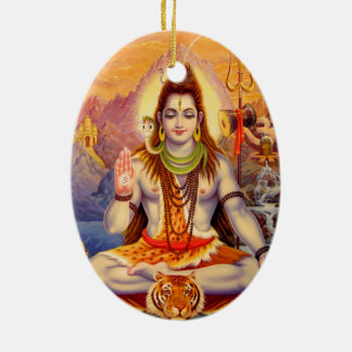 Lord Shiva Meditating Ornament