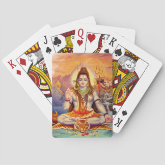 Lord Shiva Meditating Playing Cards
