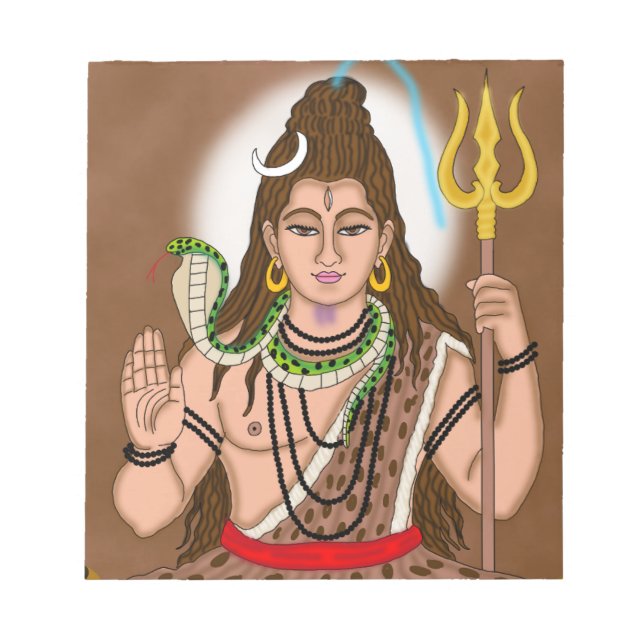 Lord Shiva Notepad (Front)
