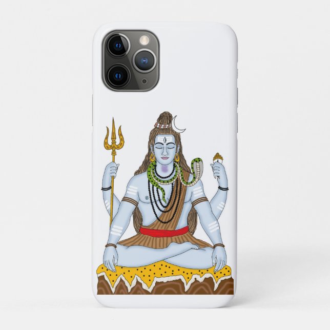 Lord Shiva Phone Cover (Back)