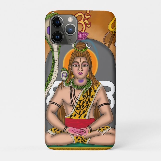 Lord Shiva Phone Cover (Back)