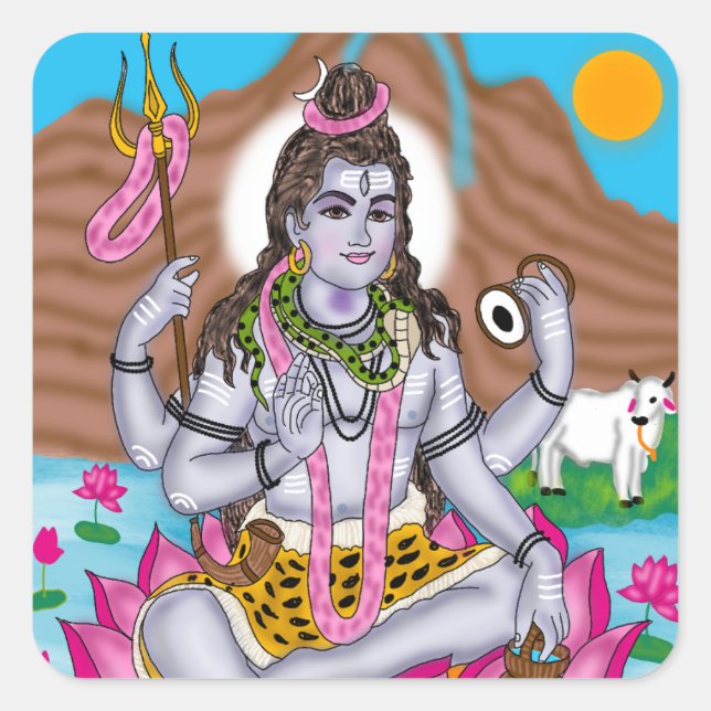 Lord Shiva Stickers (Front)