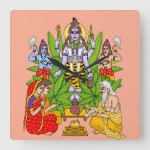 Lord Shiva Wall Clock