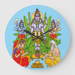 Lord Shiva Wall Clock