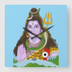 Lord Shiva Wall Clock