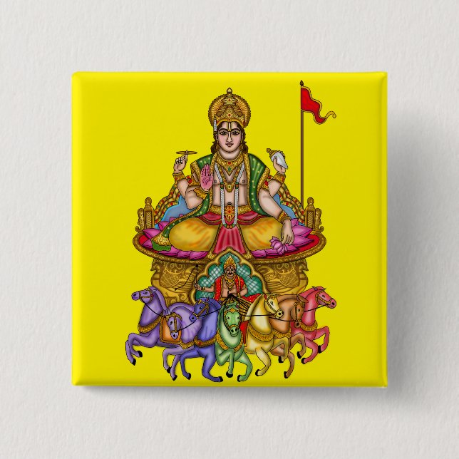 Lord Surya Button (Front)