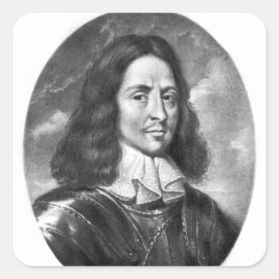 Lord Thomas Fairfax illustration Square Sticker
