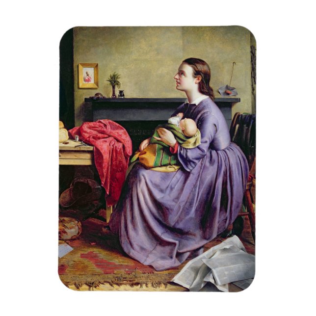 Lord, Thy Will Be Done, 1855 (oil on canvas) Magnet (Vertical)