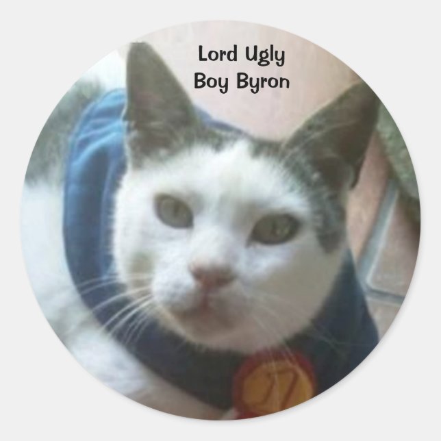 LORD UGLY BOY BYRON STICKERS (Front)