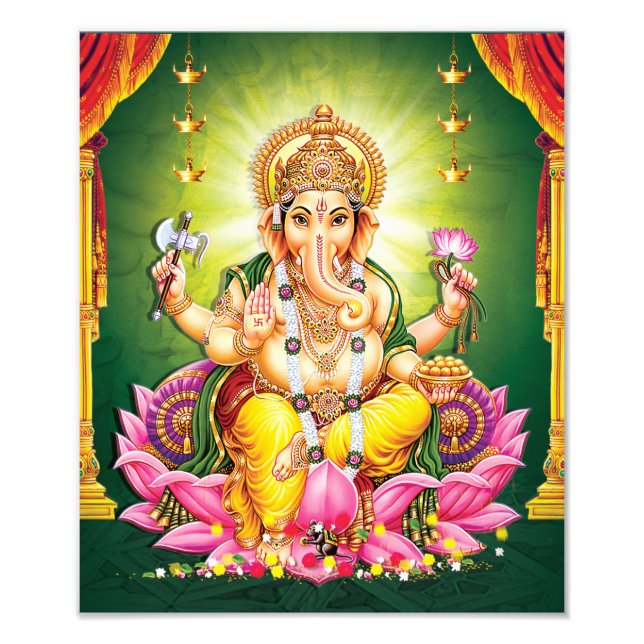 Lord Vinayaka Photo Print (Front)