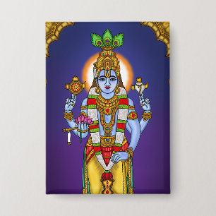 Lord Vishnu Button