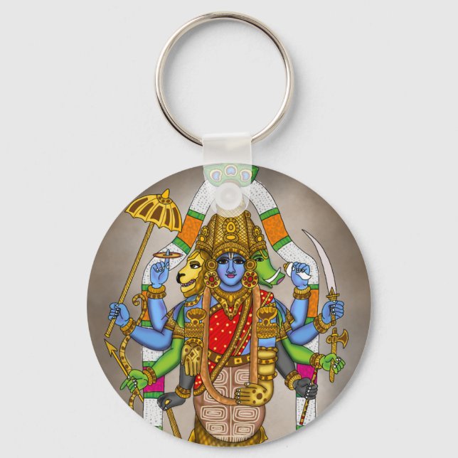 Lord Vishnu Keychain (Front)