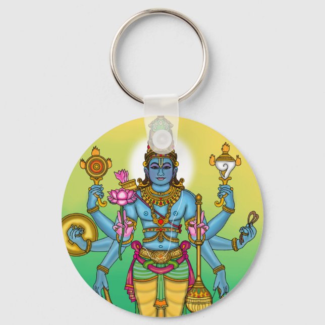 Lord Vishnu Keychain (Front)