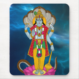 Lord Vishnu Mouse Pad