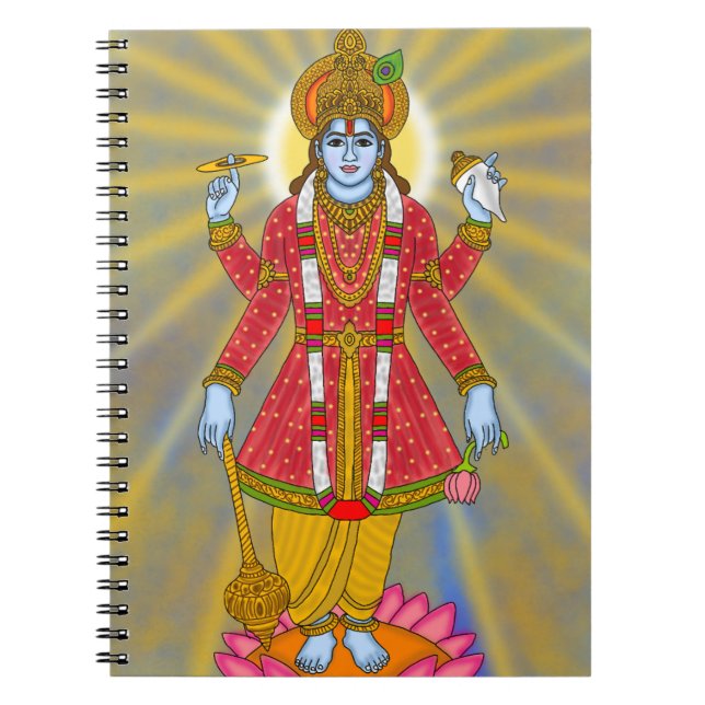 Lord Vishnu notebook (Front)