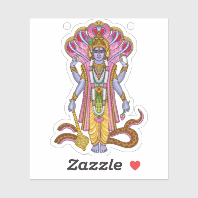 Lord Vishnu Sticker (Sheet)