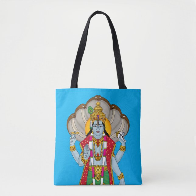 Lord Vishnu Tote Bag (Front)