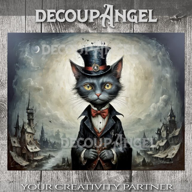 Lord Whiskers from Darkshire - Decoupage - Tissue Paper (Creator Uploaded)