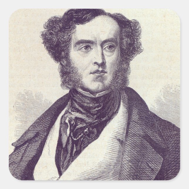 Lord William George Cavendish Bentinck 2 Square Sticker (Front)