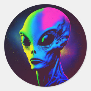 Lord Xenu Classic Round Sticker