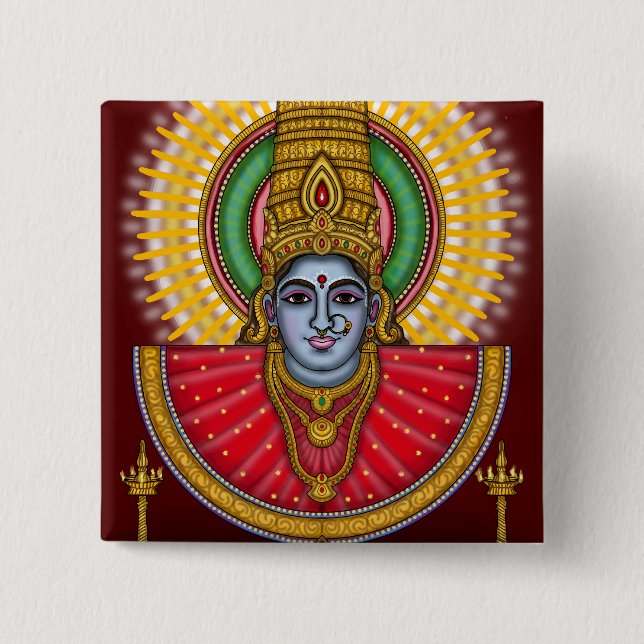 Lord Yellamma Button (Front)
