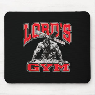Lords Gym Bench Press The Sin Of The World, Christ Mouse Pad