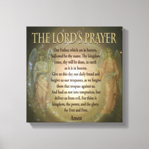 Lord's Prayer Canvas Print