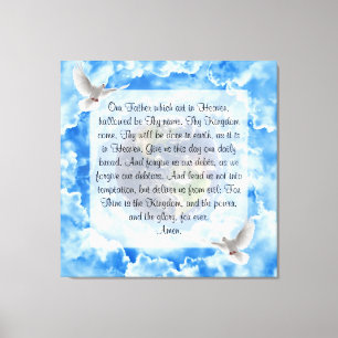 Lord's Prayer Canvas Print