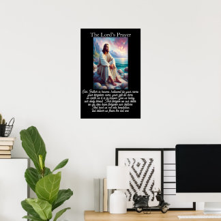 Lord's Prayer Coastal Controspection Sanctuary Poster