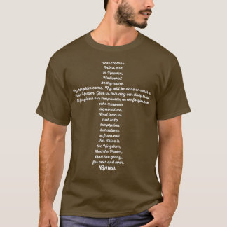 Lords Prayer Cross  by Christian Believer Tees 