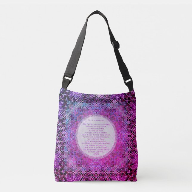 Lord's Prayer Crossbody Bag (Front)