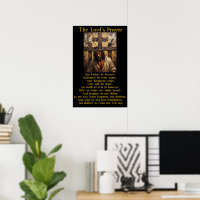 Lord's Prayer Crucifixion Grace Redemption Artwork