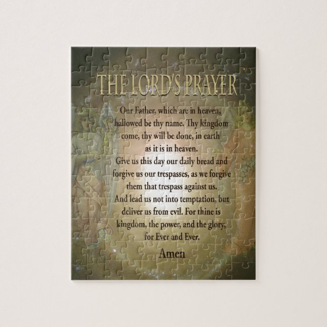 Lord's Prayer Jigsaw Puzzle (Vertical)