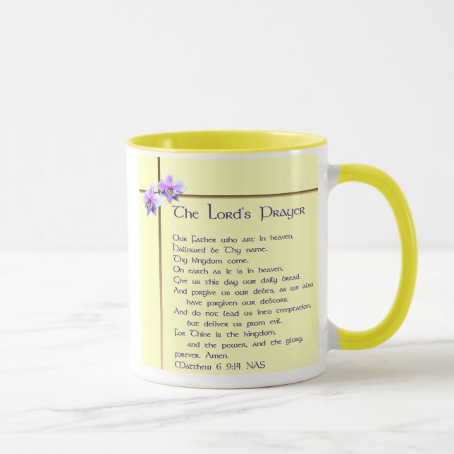 Lord's Prayer Mug (Right)