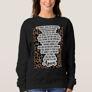 Lords Prayers Prayer Amen Christian Woman Jesus Re Sweatshirt