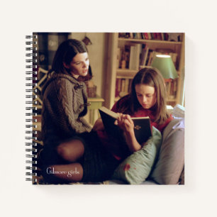 Lorelai and Rory Sitting in Bedroom Notebook