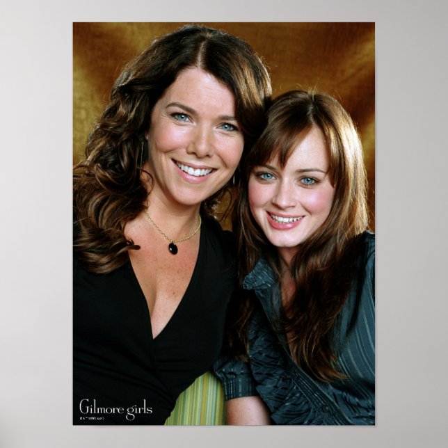Lorelai & Rory Close-Up Portrait Poster (Front)