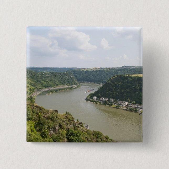 Lorelei 15 Cm Square Badge (Front)