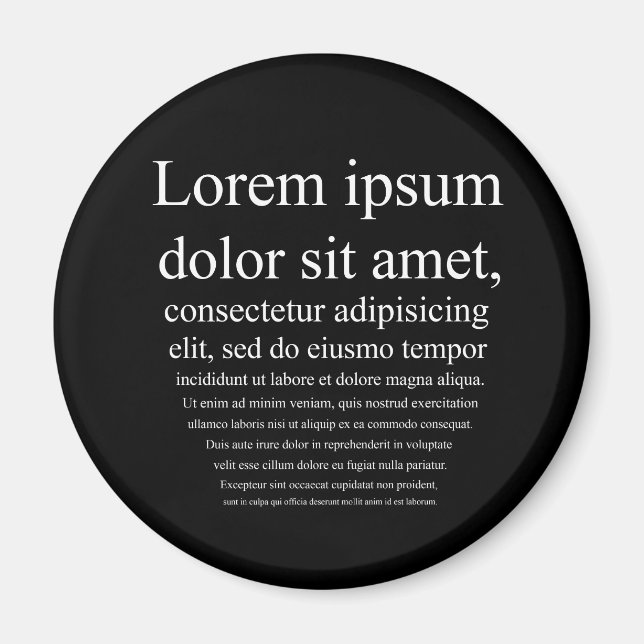 Lorem Ipsum Magnet (Front)
