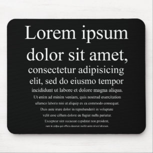 Lorem Ipsum Mouse Pad